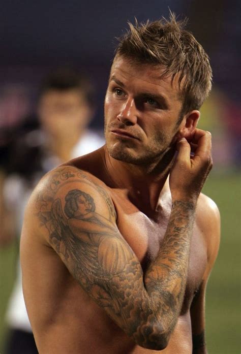 David Beckham Reveals New Tattoo Beauty And The Dirt