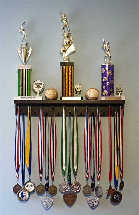 Premier 2ft Award Medal Hanger Display Rack And Trophy Shelf In 2020
