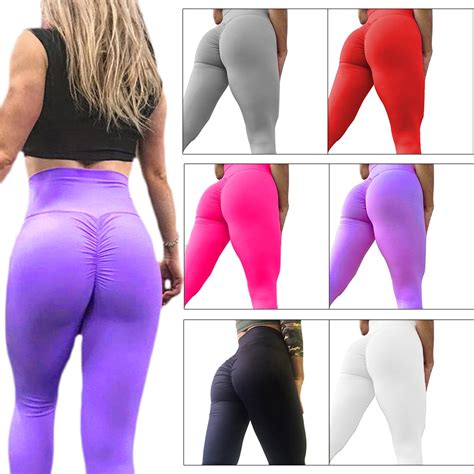 Buy Sexy Women Energy Seamless Yoga Pants Slim Pleated Super Stretchy Gym