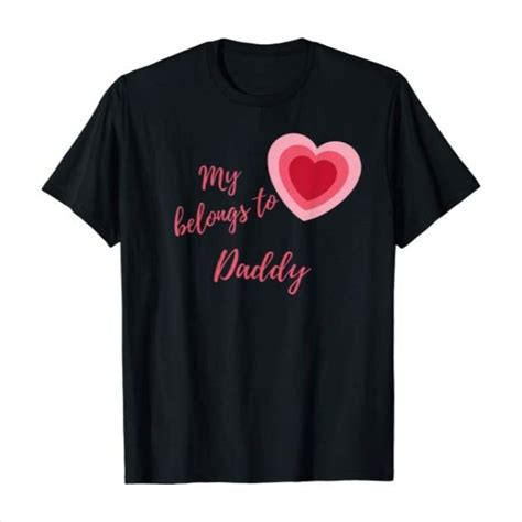 My Heart Belongs To Daddy Shirt Mommy Shirts Daddy Shirts I Love Mommy