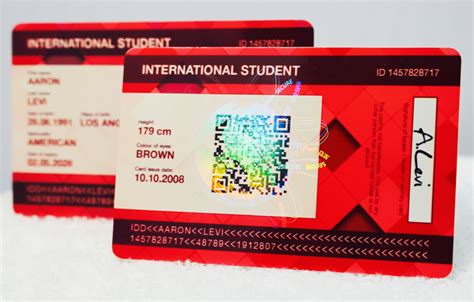 Student Id Card Generator Scannable And Hologram Fake