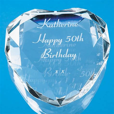 8cm Optical Crystal Clear Flat Facet Heart Paperweight Crystal