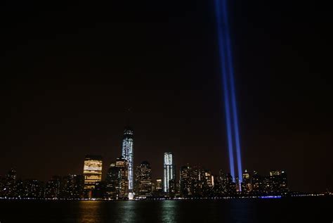 Free World Trade Center With Tribute In Light Memorial