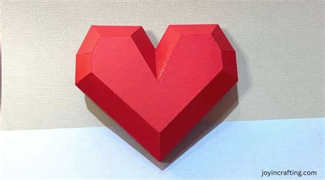 Paper Heart Box Tutorial For Valentines Day Joy In Crafting