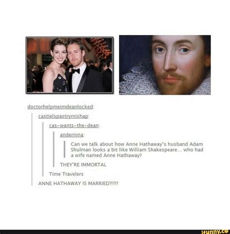 Anne Hathaway Named After Shakespeares Wife Twitter Thinks Anne