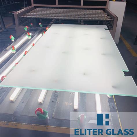 Acid Etchfrostedsandblast Glass Railingbalcony Glass Manufacturers