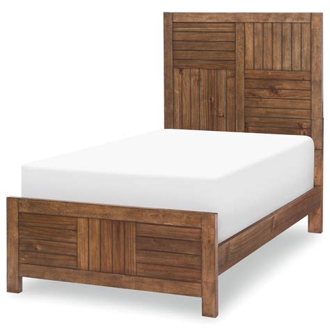 Legacy Classic Kids Summer Camp Rustic Casual Twin Panel Bed Wayside