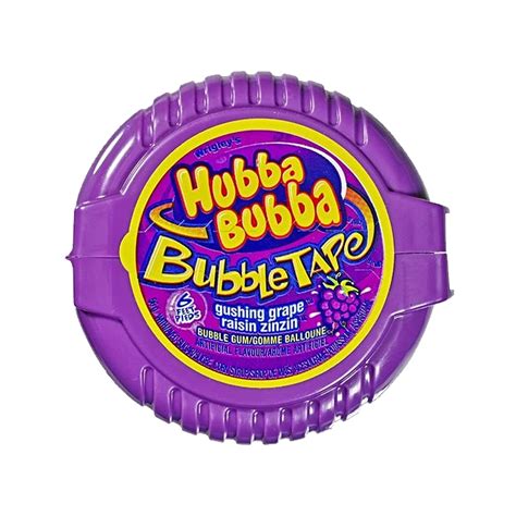 Hubba Bubba Gushing Grape Bubble Gum Tape Terrigal Lollie House