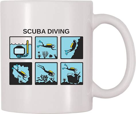 Scuba Diving Mug Diver Underwater Pictures Fish Coral