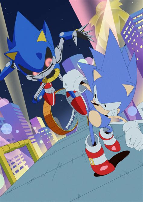 Sonic And Metal Sonic Sonic The Hedgehog Wallpaper 44410841