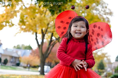 A Day With Lil Mama Stuart Diy Wings Ladybug Halloween Costume