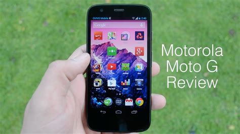 Motorola Moto G Review Youtube