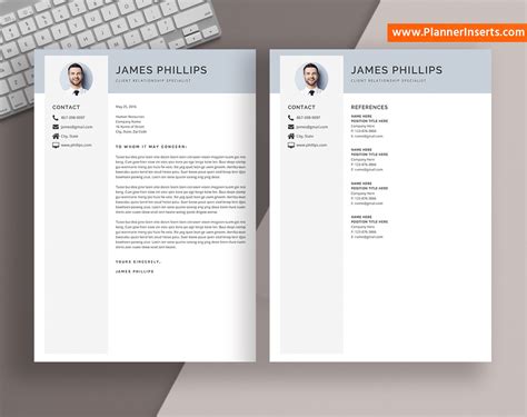 All you need to do is fill. Professional CV Template for MS Word, Minimalist CV Format ...