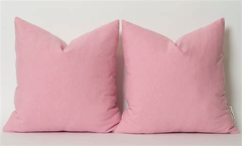 Light Pink Linen Pillow Cover All Sizes Pale Pink Pillow Solid
