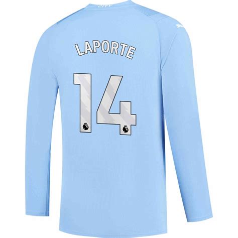 202324 Puma Aymeric Laporte Manchester City Ls Home Jersey Soccerpro