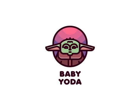 Baby Yoda Logo By Nikita Golubev On Dribbble
