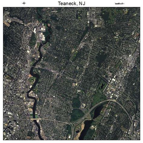 Aerial Photography Map Of Teaneck Nj New Jersey