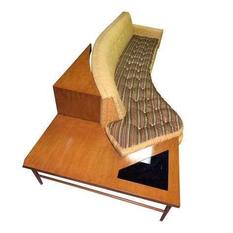 Check spelling or type a new query. Mid-Century Modern Curved Sofa with End Table | Midcentury ...