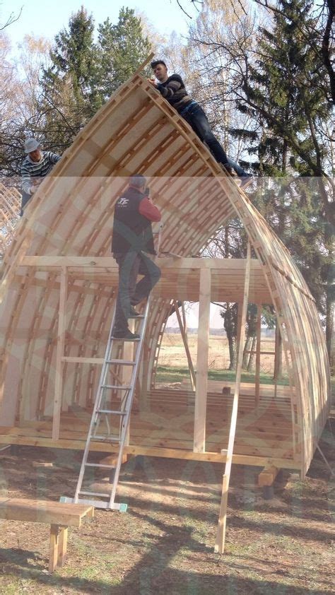 131 Best Bow Roof Trusses Images In 2020 Roof Trusses Arched Cabin