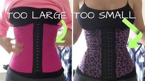 After about three months, we will see the patient again. Waist Trainer Too Big VS Too Small Demonstration - YouTube