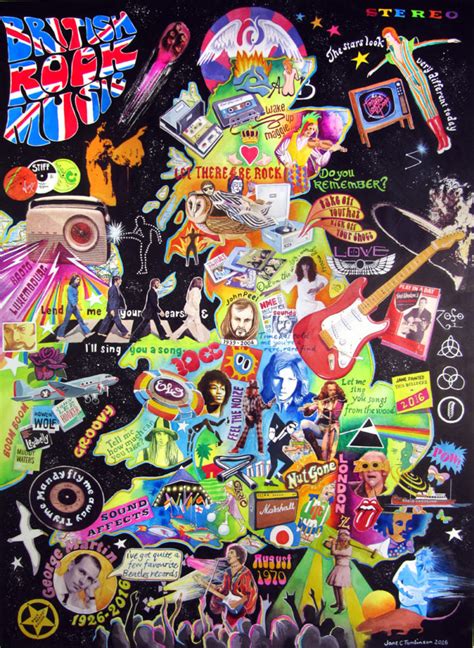 British Rock Music Its A Painting Its A Map Its Proper Pop Art