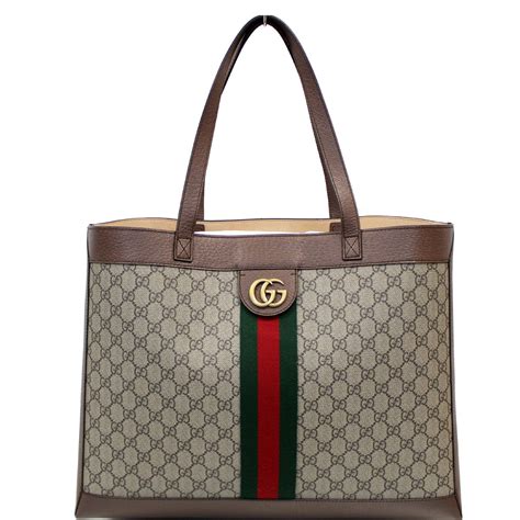 Gucci Ophidia Soft Gg Supreme Tote Bag Brown 547947