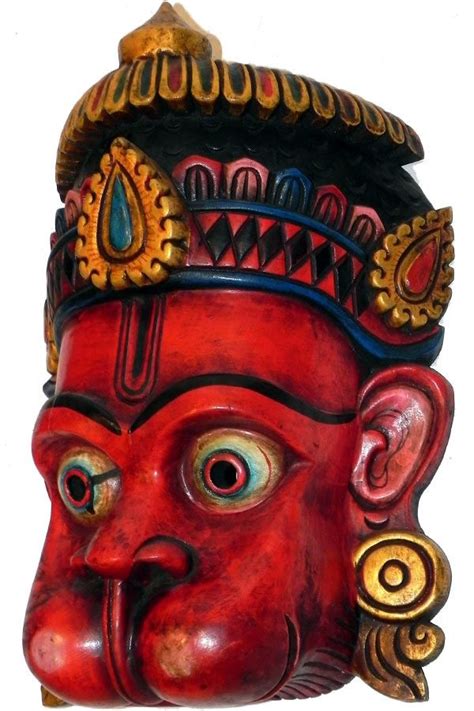 MASKS OF TEBET Lord Hanuman Mask King Of The Monkeys 16 Tibetan
