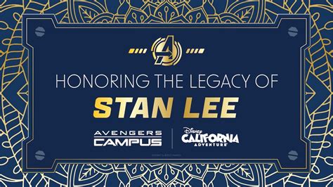 Stan Lees Legacy Honored At Avengers Campus In Disney California