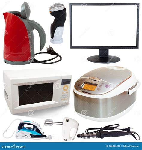 Collage Of Different Home Appliances Stock Photo Image Of Product