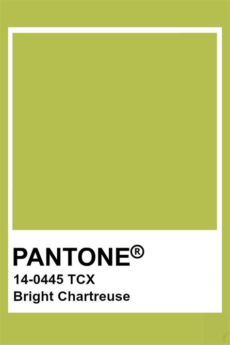 Unlike the x11 chartreuse, the traditional chartreuse is fluorescent since it is near the yellow value. Pantone Bright Chartreuse | Pantone colour palettes ...