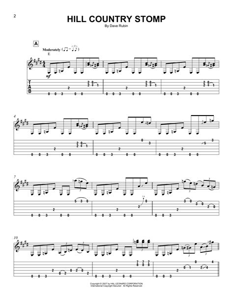 The song tennessee whiskey is another easy song on guitar. Hill Country Stomp Sheet Music | Dave Rubin | Easy Guitar Tab
