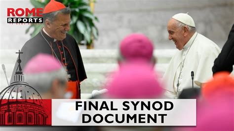 Final Synod Document Covers Controversial Issues And Highlights