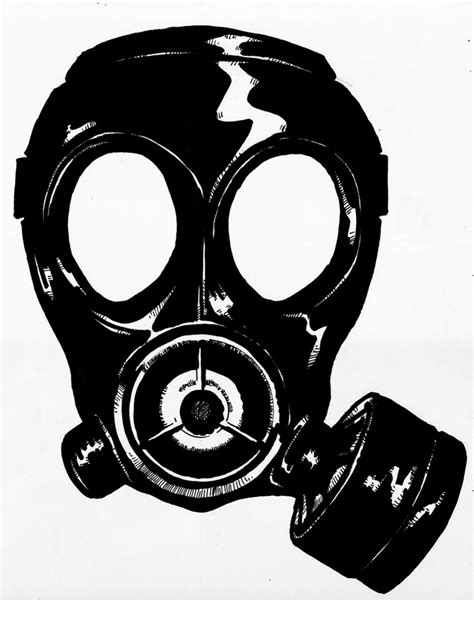 Skull Gas Mask Drawing At Explore