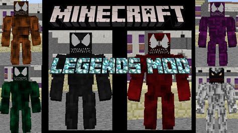 Venom Legends Mod Showcase Legacy And Abilities Minecraft Legends Mod