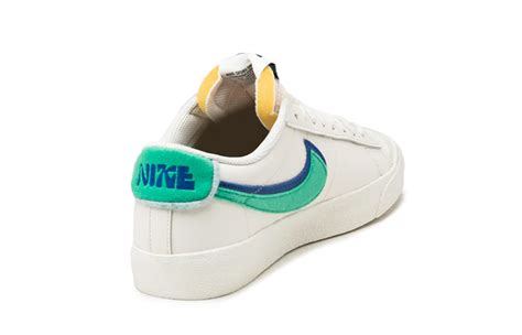 Nike Blazer Low 77 Double Swoosh Green Blue Do9777 001 Where To Buy