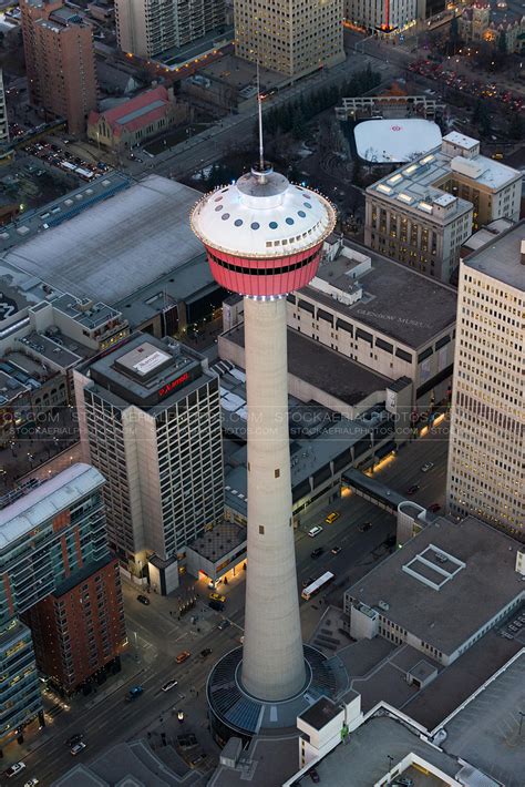 Aerial Photo Calgary Tower