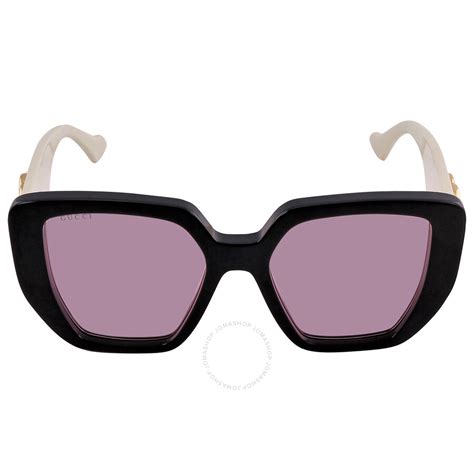 Gucci Pink Geometric Ladies Sunglasses Gg0956s 002 54 889652341033 Sunglasses Jomashop