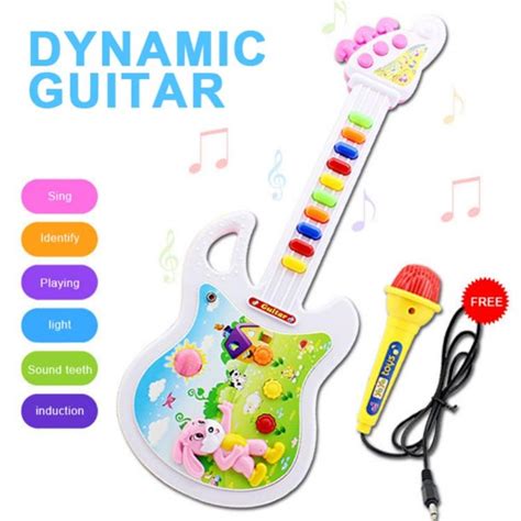 Learning Toys Guitar For Toddlers Kids Children Play Guitar Acoustic