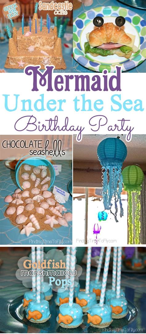 Mermaid Under The Sea Birthday Party Finding Time To Fly Beach