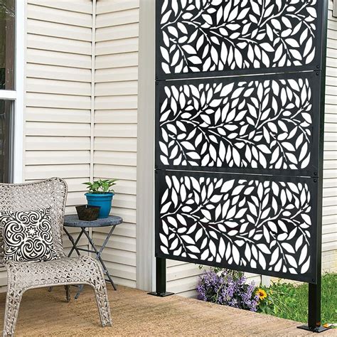 E Joy 6 Ft H X 4 Ft W Metal Privacy Screen Wayfair