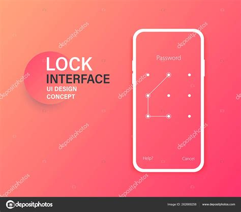 Passcode Lock Interface For Lock Screen Login Or Enter Password Pages Vector Phone Id