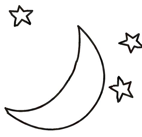 Crescent Moon Drawing Tumblr Free Download On Clipartmag