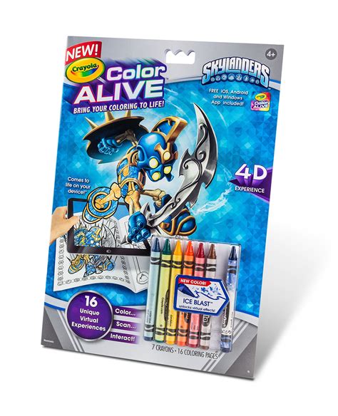 Crayola Color Alive Action Coloring Pages Skylanders Buy Online In