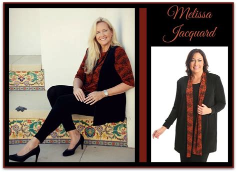 Vikki Vi Melissa Jacquard Collection Gorgeous Slinky Print Plus Size Clothing Plus Size