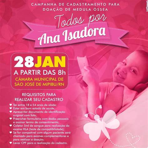 SINTE_Mipibu: TODOS POR ANA ISADORA - CAMPANHA DE CADASTRAMENTO PARA