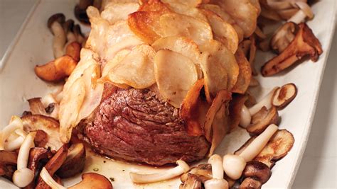 I'm going to give it a try. Potato-Wrapped Beef Tenderloin