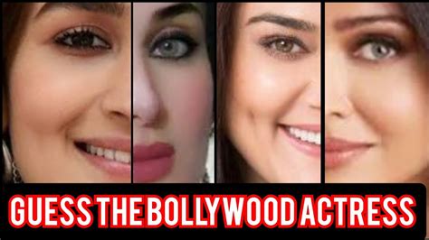 Bollywood Actress Puzzle Guess The Bollywood Actresses Youtube