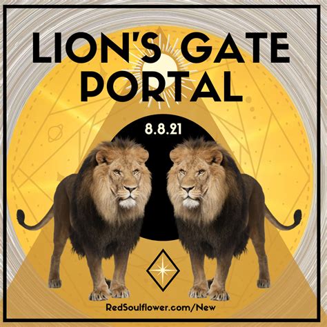 Lions Gate Portal For Leo New Moon 2021 Red Soulflower