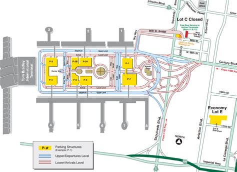 La International Airport Terminal Map