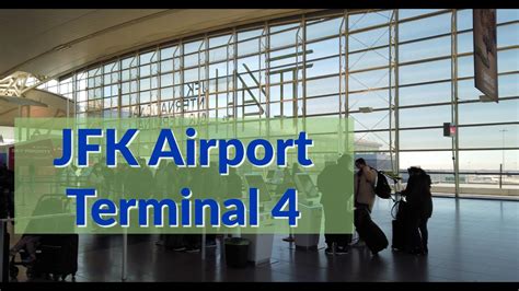 Jfk Airport New Yorkterminal 4 Walk Youtube